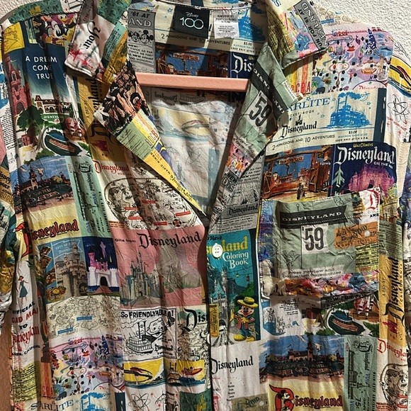 Disney 100 button up - Picture 5 of 6